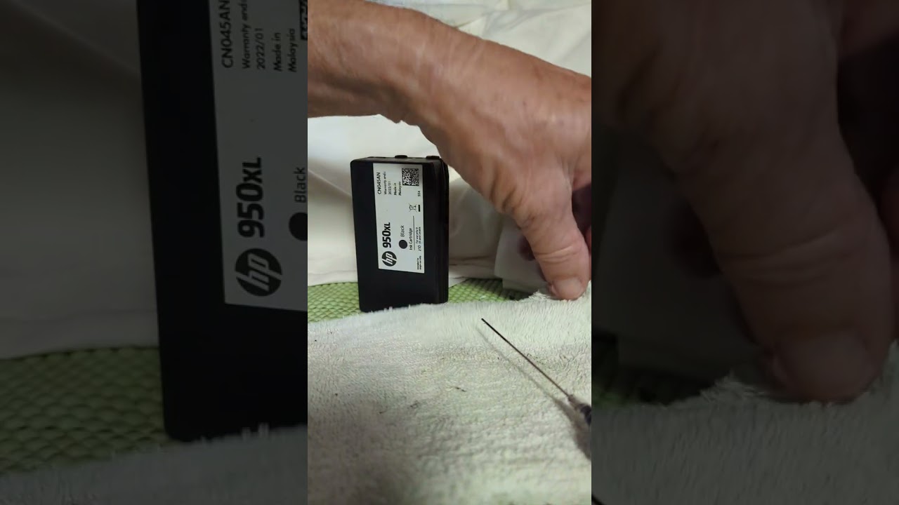 HP 962 , HP 950, BW,Easy Ink ~ Extract / Refill, Extracting from ANY HP Cartridges! See Description.