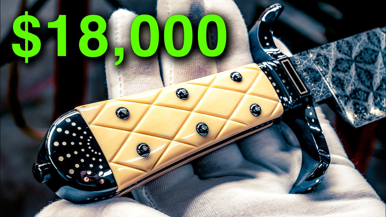 Изготовление роскошного ножа Боуи за 18 000 долларов