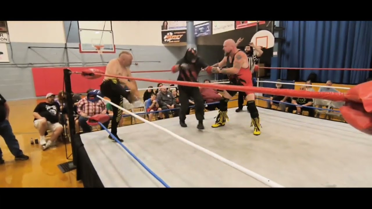 The bomb squad vs high roller mark Vegas and mbk tag team championship 