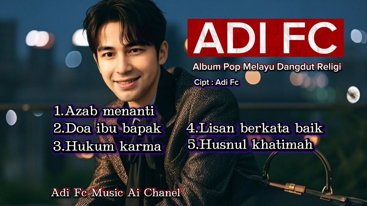ALBUM POP MELAYU DANGDUT RELIGI,BY ADI FC,Lagu religi islami, sangat menyentuh hati 