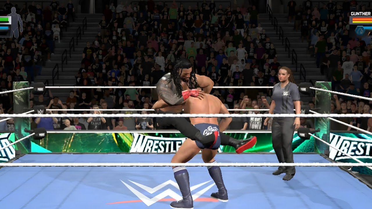 Roman Reigns Vs Gunther WWE Gameplay 👊