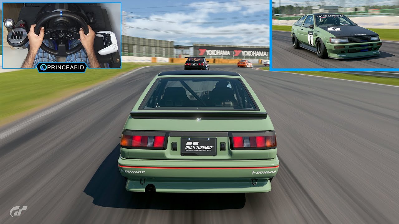 AE86 Levin D-Tuned | Gran Turismo 7 | Steering Wheel Gameplay | PS5