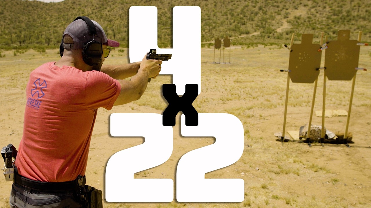 Increase Your Pistol Speed & Accuracy with This Drill | 4 by 22