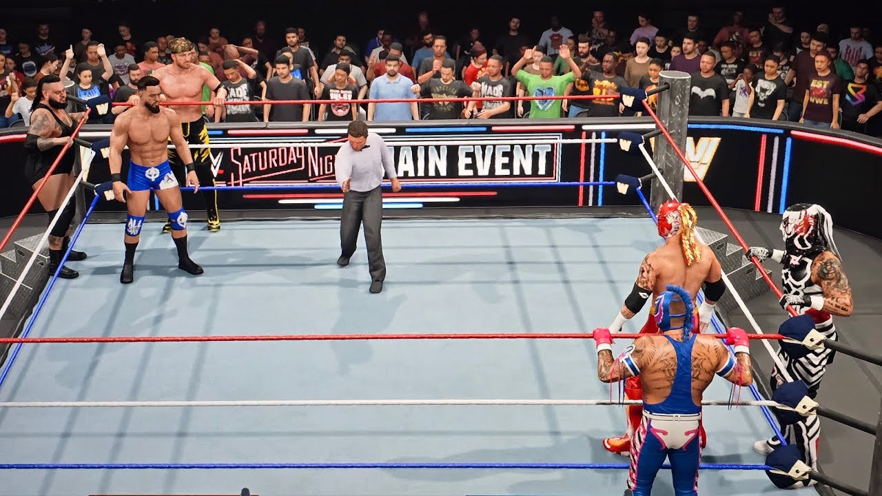 FULL MATCH - The Vision vs. Rey Mysterio, Rey Fenix & Penta: Three-on-Three Main Event