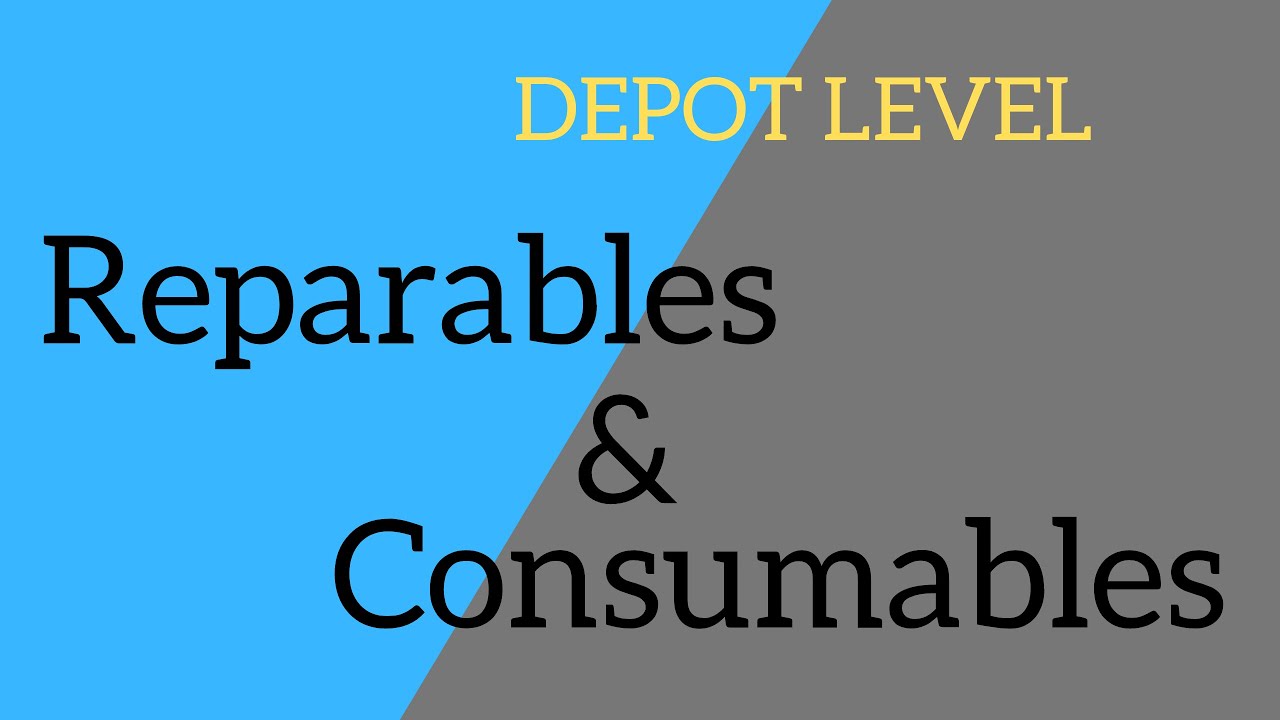 ✈️Depot Level Reparables vs Consumables - Department of Defense & DLA✈️