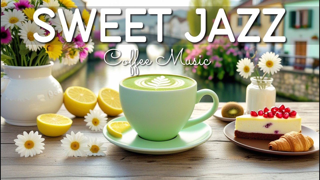 Sweet Jazz Cafe ☕ Lightly Morning Jazz Music & Gentle Bossa Nova Piano For Relaxing Mind