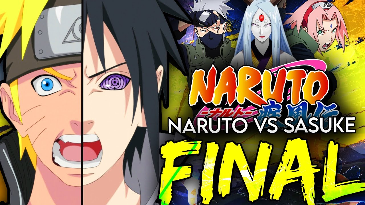 NARUTO vs SASUKE: EL FINAL DE LOS NINJAS | Naruto Saga 4&ordf; Guerra Ninja (FINAL)