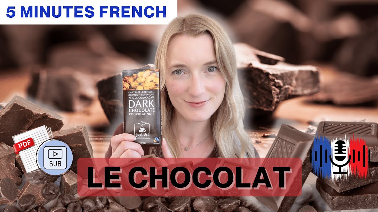 Le chocolat - Chocolate | 5 Minutes Slow French with Subtitles