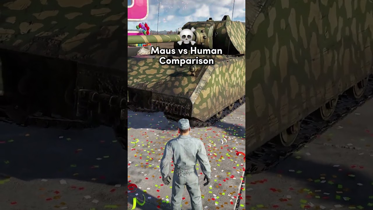 L3 vs Maus Size Difference ☠️ | War Thunder
