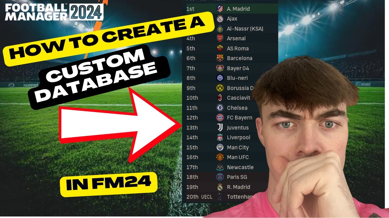 How to Create a Custom Database in Football Manager 2024 | FM24 Tutorial