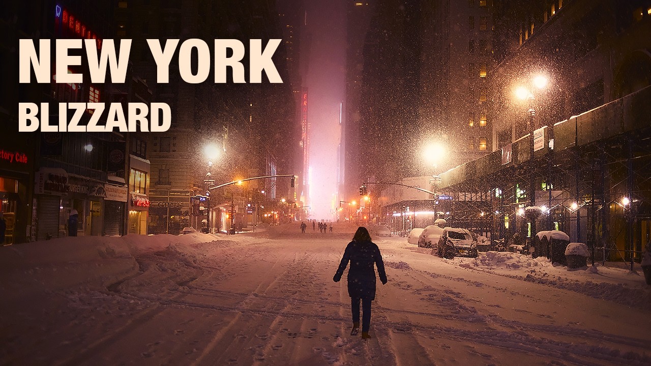 New York Blizzard — Photographier la ville en pleine tempête