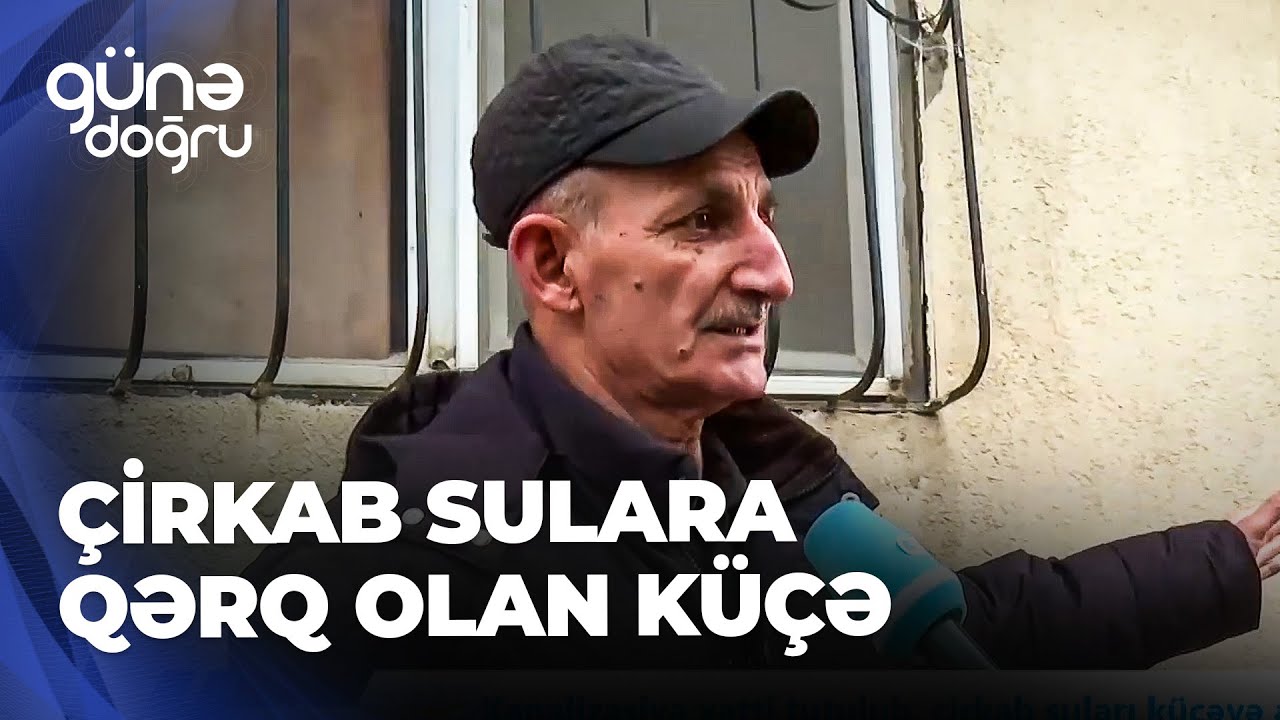 Günə doğru - Kanalizasiya xətti tutulub, düzəldən yoxdur - “Böyük texnika lazımdır, deyirlər”