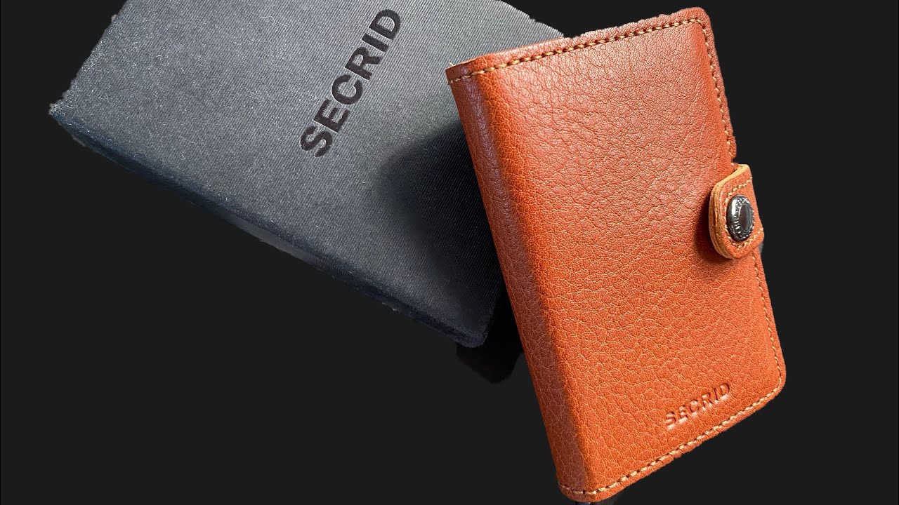 Secrid Mini wallet Unboxing-Veg Caramello