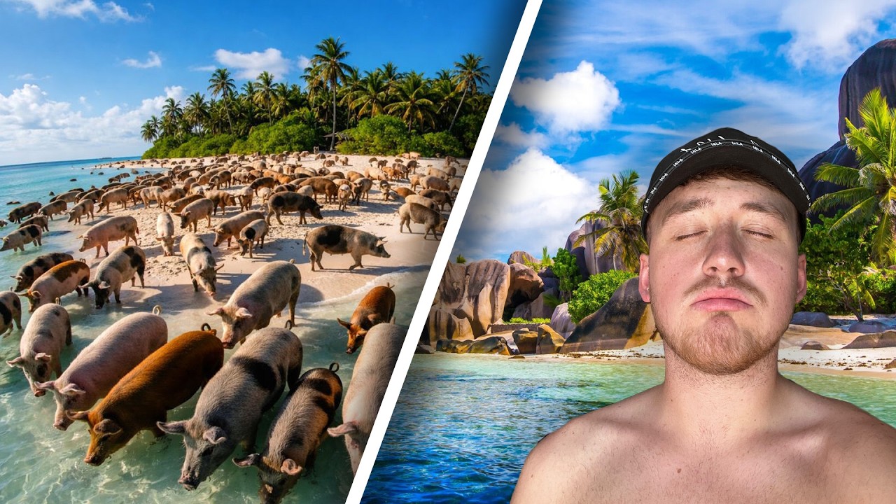 VISITING ABANDONED ISLAND WITH 1000+ PIGS