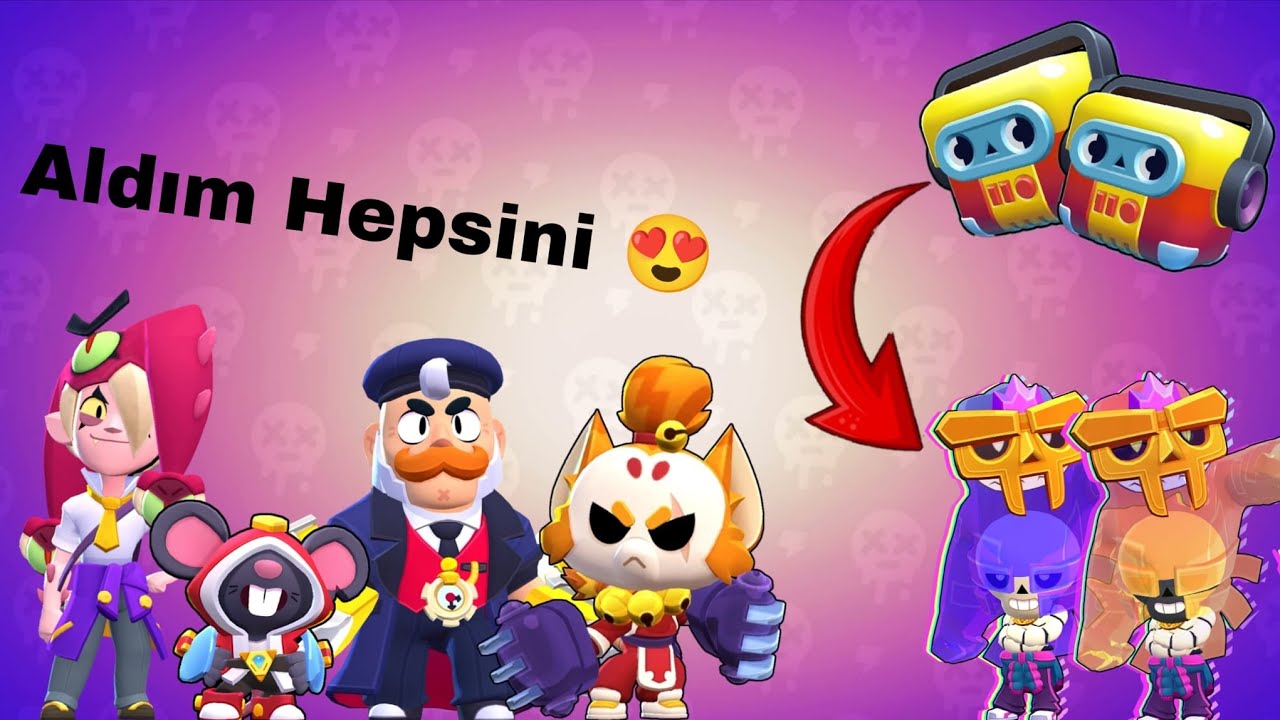 Brawl Stars Bir Suru Kostüm Satın Aldım Teyp Kutusundan 17 Yazdı 😱😍