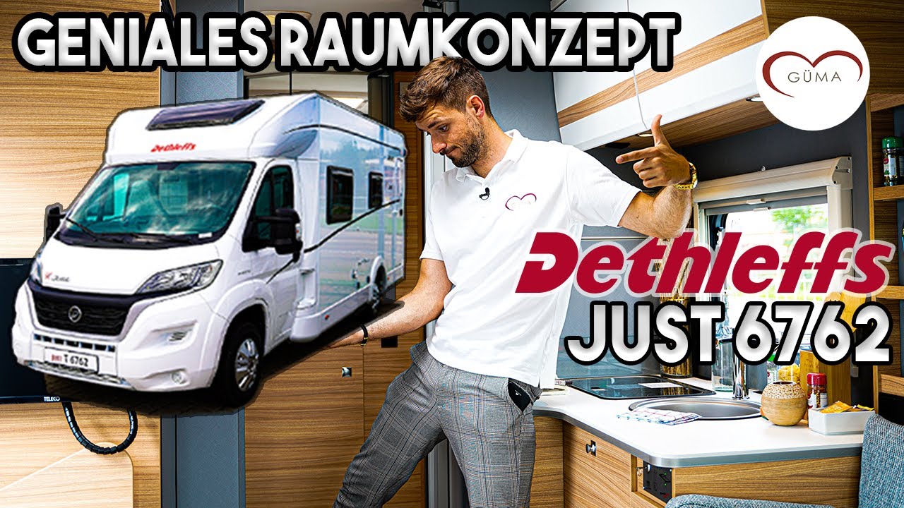 📍 Brandneuer Grundriss | Dethleffs Just T 6762 | Unglaubliches Raumgefühl | Neuheiten 2022 | Güma TV