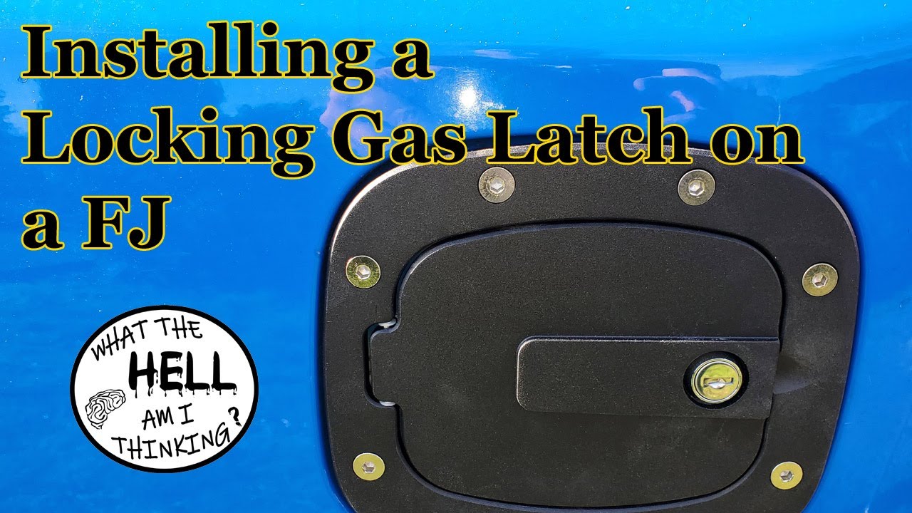 Installing a locking Gas Latch / Door in a Toyota FJ Crusier