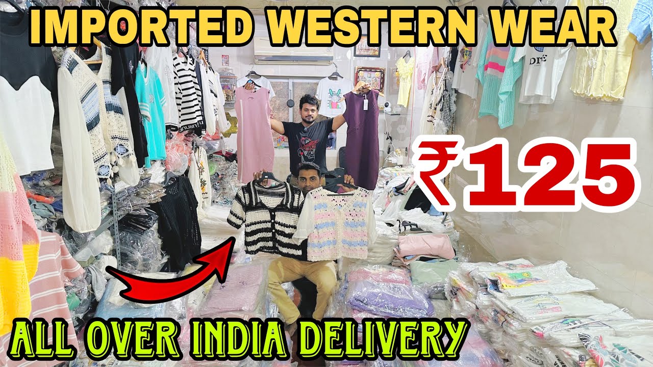 Cheapest Imported Western Wear Wholesale In Mumbai | Imported Top, T-Shirt, Crop Top, One Piece