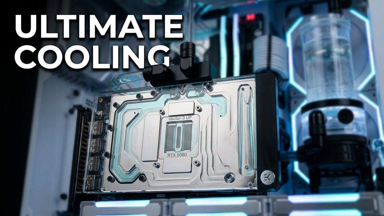 RTX 5080 Gets Custom Water Block | EK-Quantum Vector 3 Build