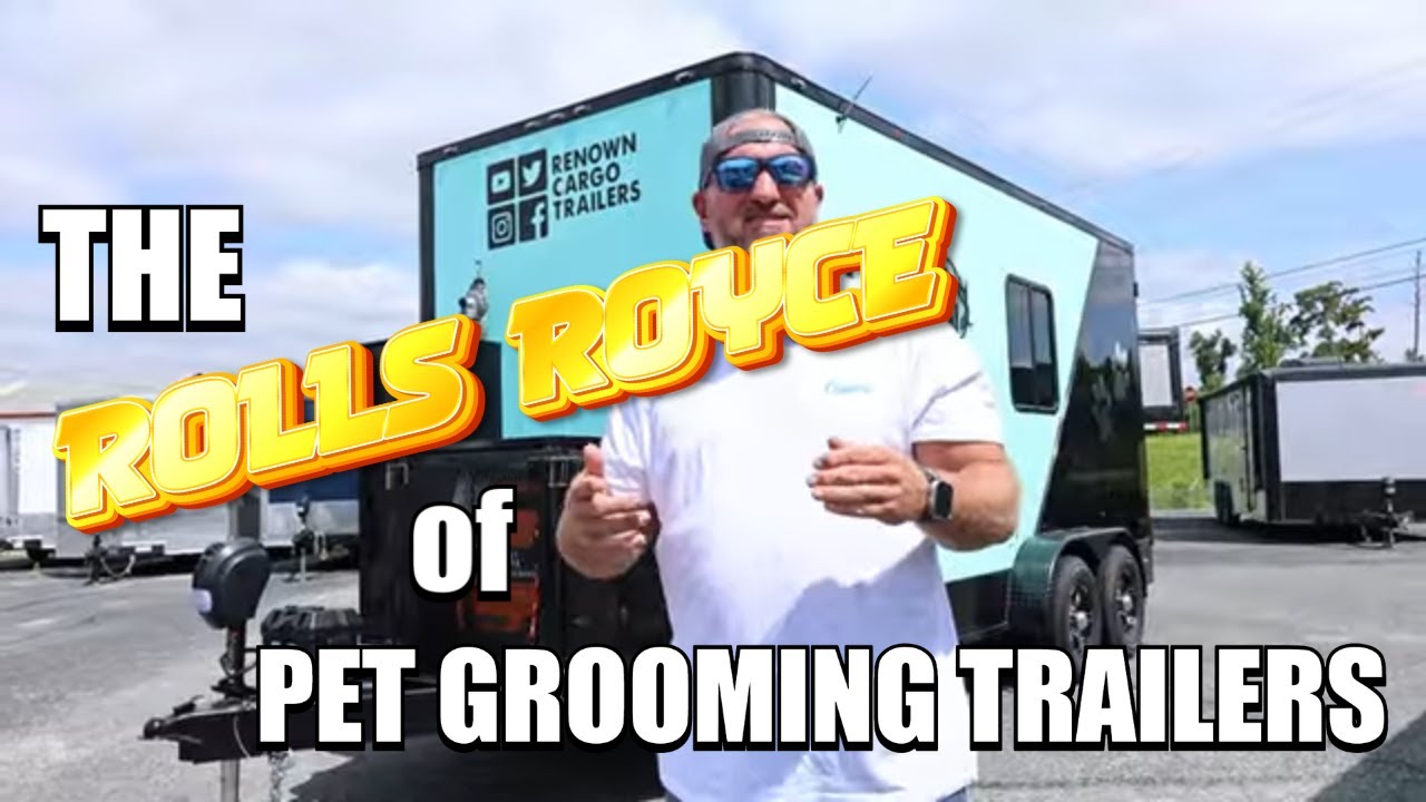 Inside the Rolls-Royce of Mobile Grooming Trailers | Soft Turquoise Legacy Series at SuperZoo 2025