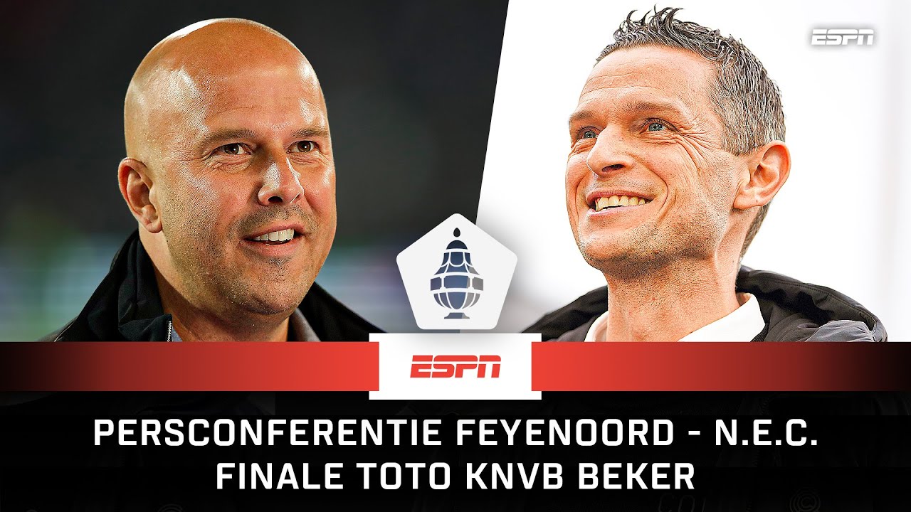 🎙️ Persconferentie Feyenoord en N.E.C. met o.a. Arne Slot & Rogier Meijer 🏆 | TOTO KNVB Bekerfinale
