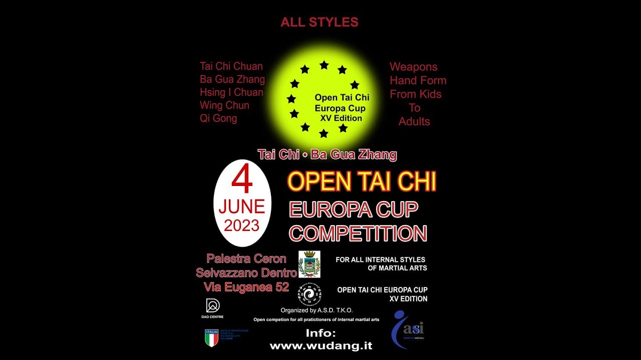 Europa Cup Tai Chi Fenice Rossa WFSA TKO 2023