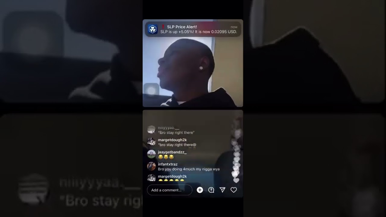 Rapper Gets Shot At By Opp While On Instagram Live- With Opp 😐 #SelfSnitching