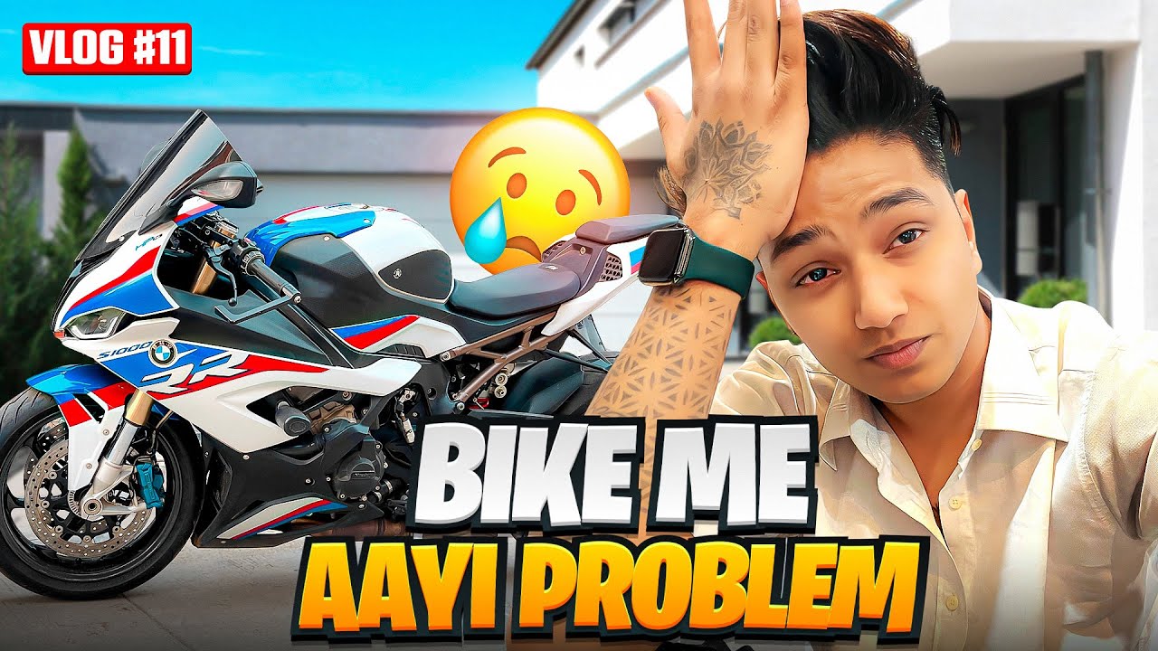 Apni bmw S1000rr ko review karte waqt aayi itni badi problem😭|Tusharsilawat