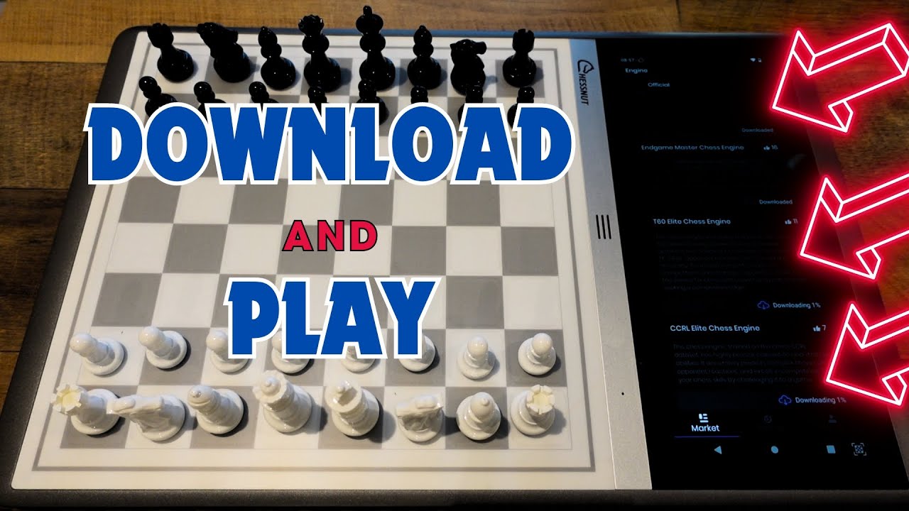 Chessnut EVO - How to download and play against chess engines