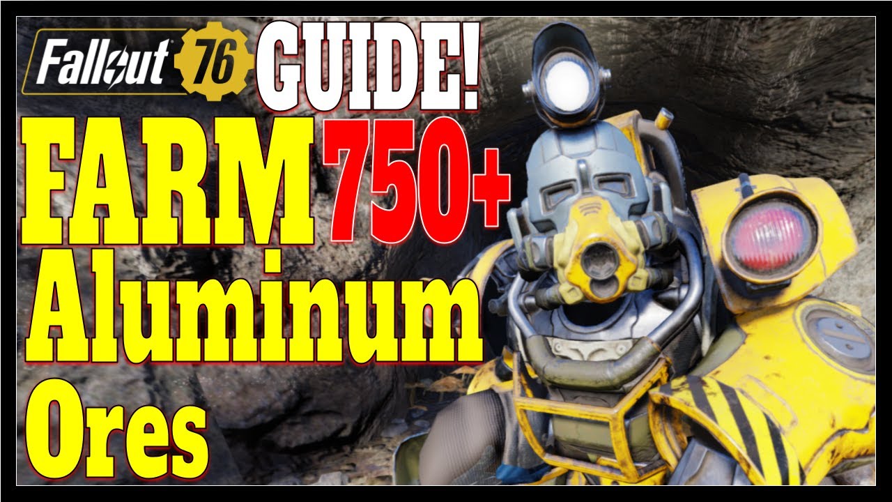 Fallout 76 Guide | Farming Aluminium Veins (Locations) for Aluminium Ores to get Aluminium Scrap