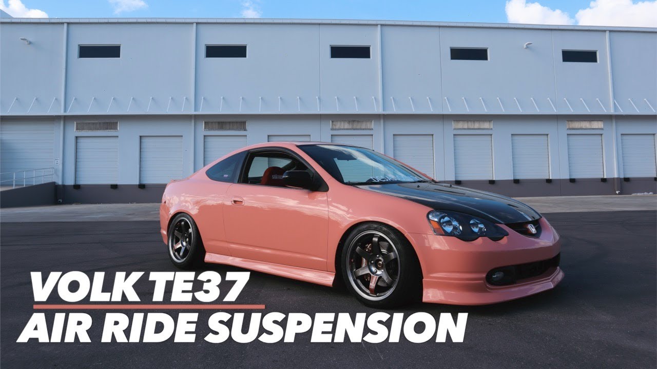 Air Ride Acura RSX Type S Review Volk TE37 EP7