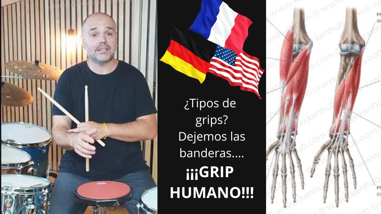 TIPOS DE GRIPS EN LA BATERÍA... EL GRIP HUMANO