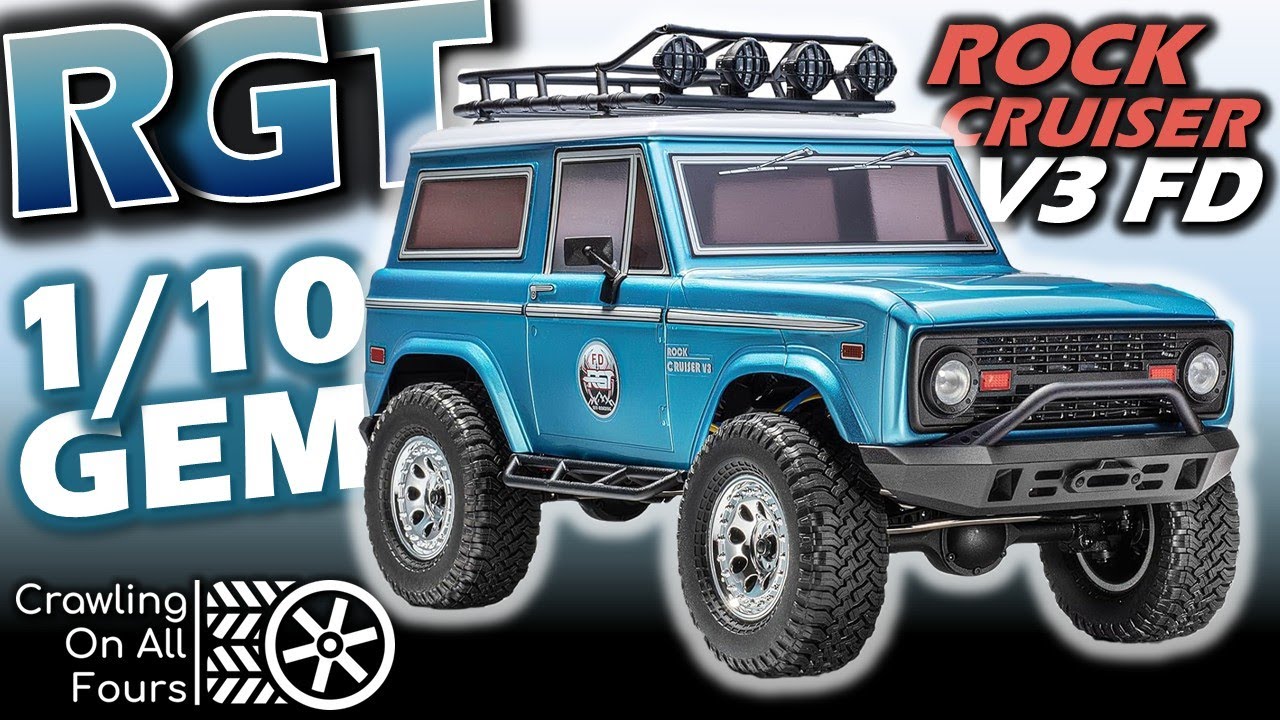 Распаковка и первый взгляд на бюджетную модель RC 1/10! - RGT Rock Cruiser V3 FD