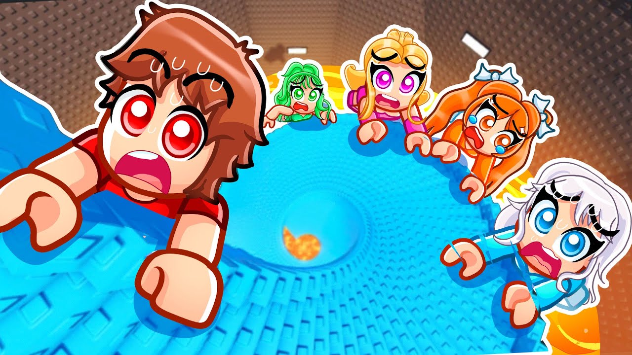 ESCAPE THE PIT In Roblox With MY CRAZY FAN GIRLS...