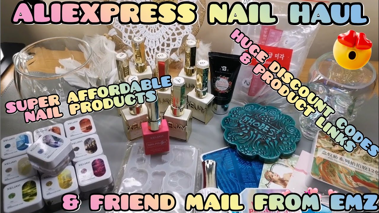 ДОСТУПНЫЕ ДЕШЕВЫЕ ТОВАРЫ ДЛЯ НОГТЕЙ С ALIEXPRESS 💅 и письмо от моей подруги Эмз ❤️