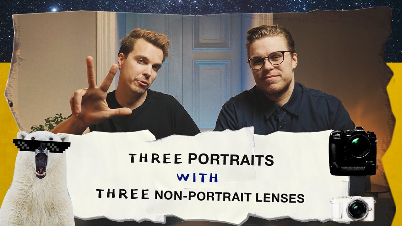 Three portraits with three unconventional lenses