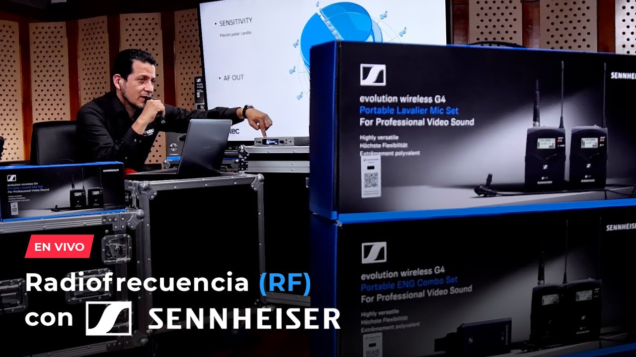Radiofrecuencia (RF) con Sennheiser