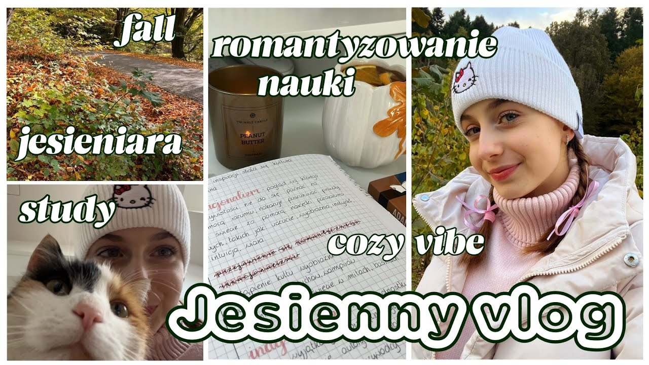FALL VLOG| romantyzowanie nauki, cozy vibe, weekend ze mną