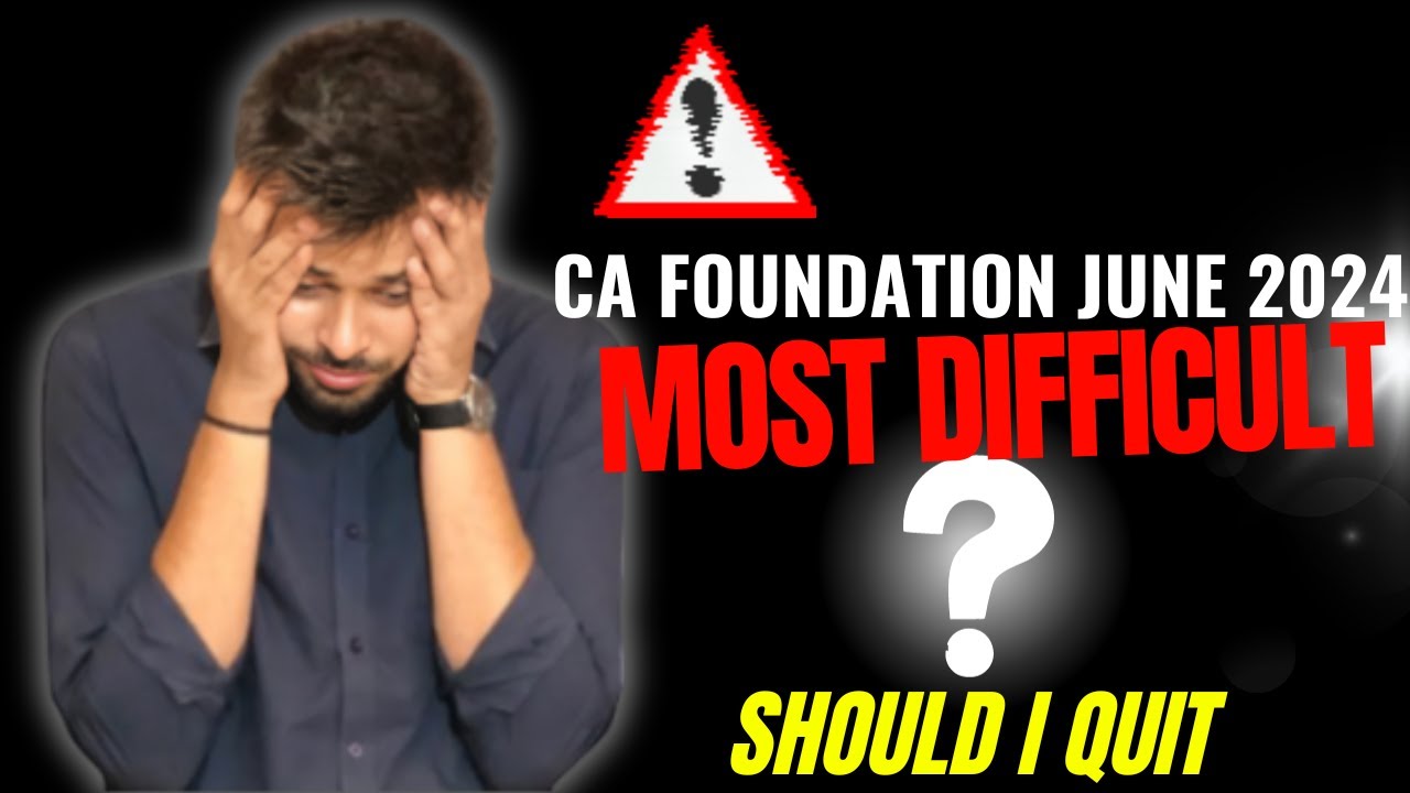 New syllabus | CA Foundation June 2024 || Rumors and News everywhere || Watch till End