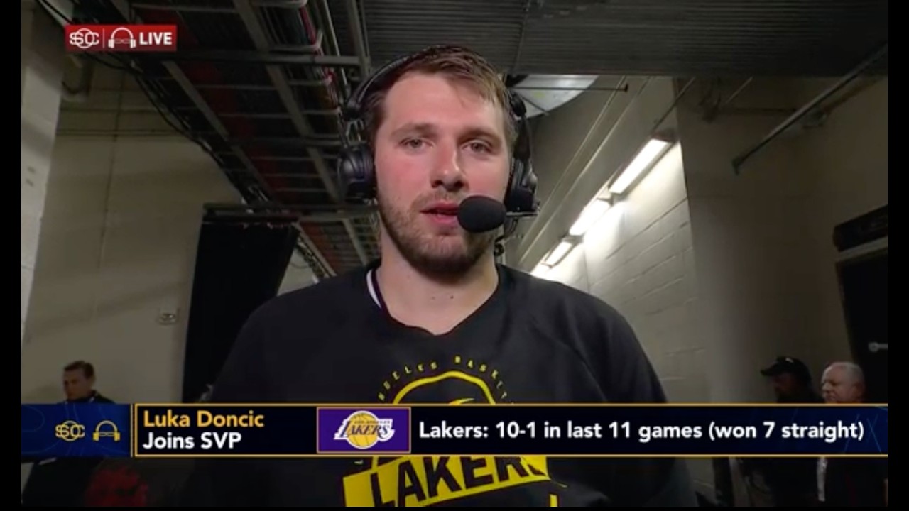 'Me at 41⁉️ I’m probably not going to be playing basketball' - Luka Doncic 🤣 | SC with SVP