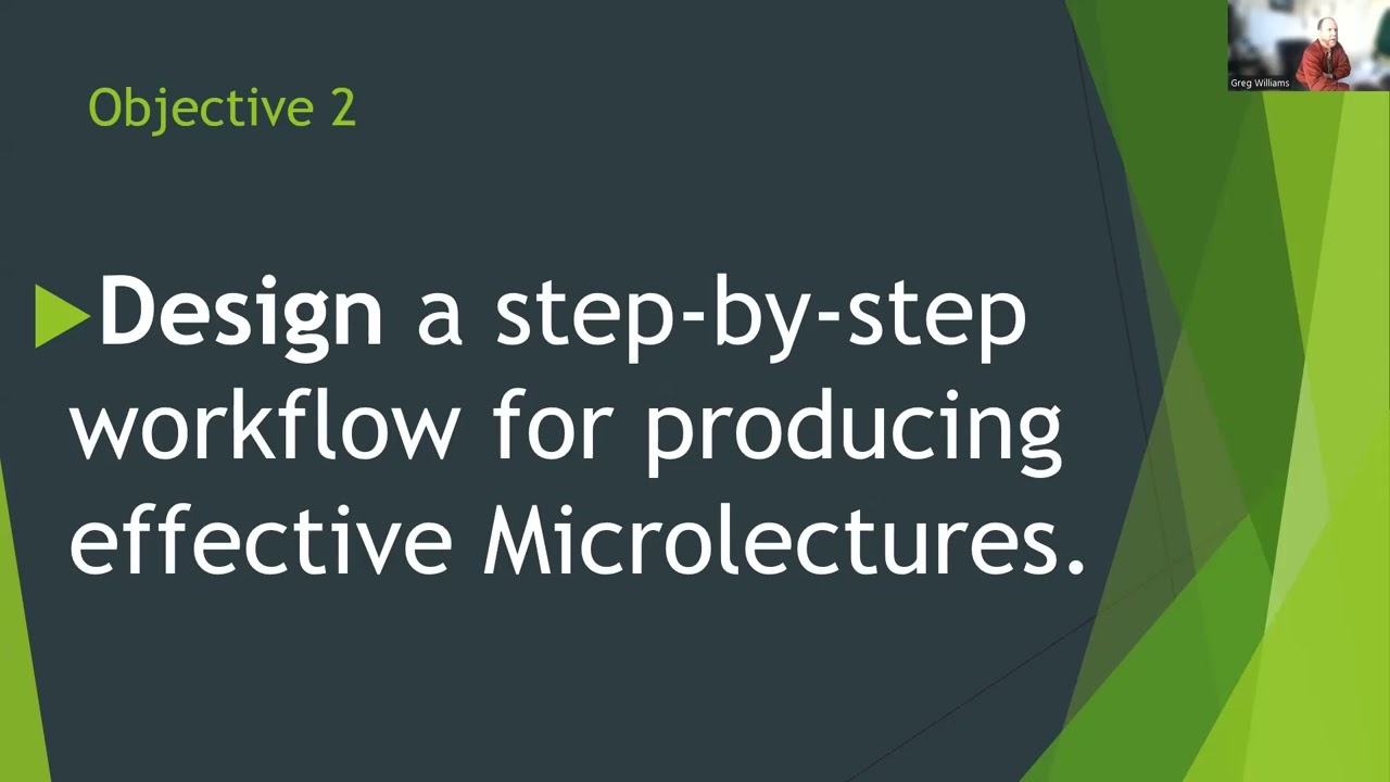 Microlecture on Microlectures