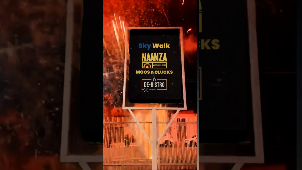 Newly Open Restaurant in Karachi | DE Bistro by Agha - Naanza at Sky Walk 