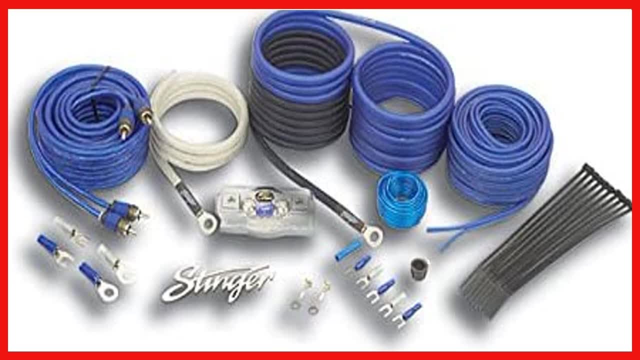 Stinger SK6681 8-Gauge 6000-Series Complete Amplifier Installation Kit , Blue
