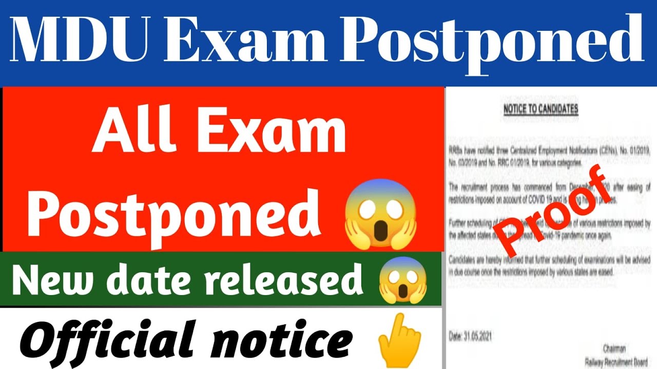 MDU exam latest news | MDU exam 2022 | MDU online exam 2022 | MDU ka exam online hoga ya offline|MDU
