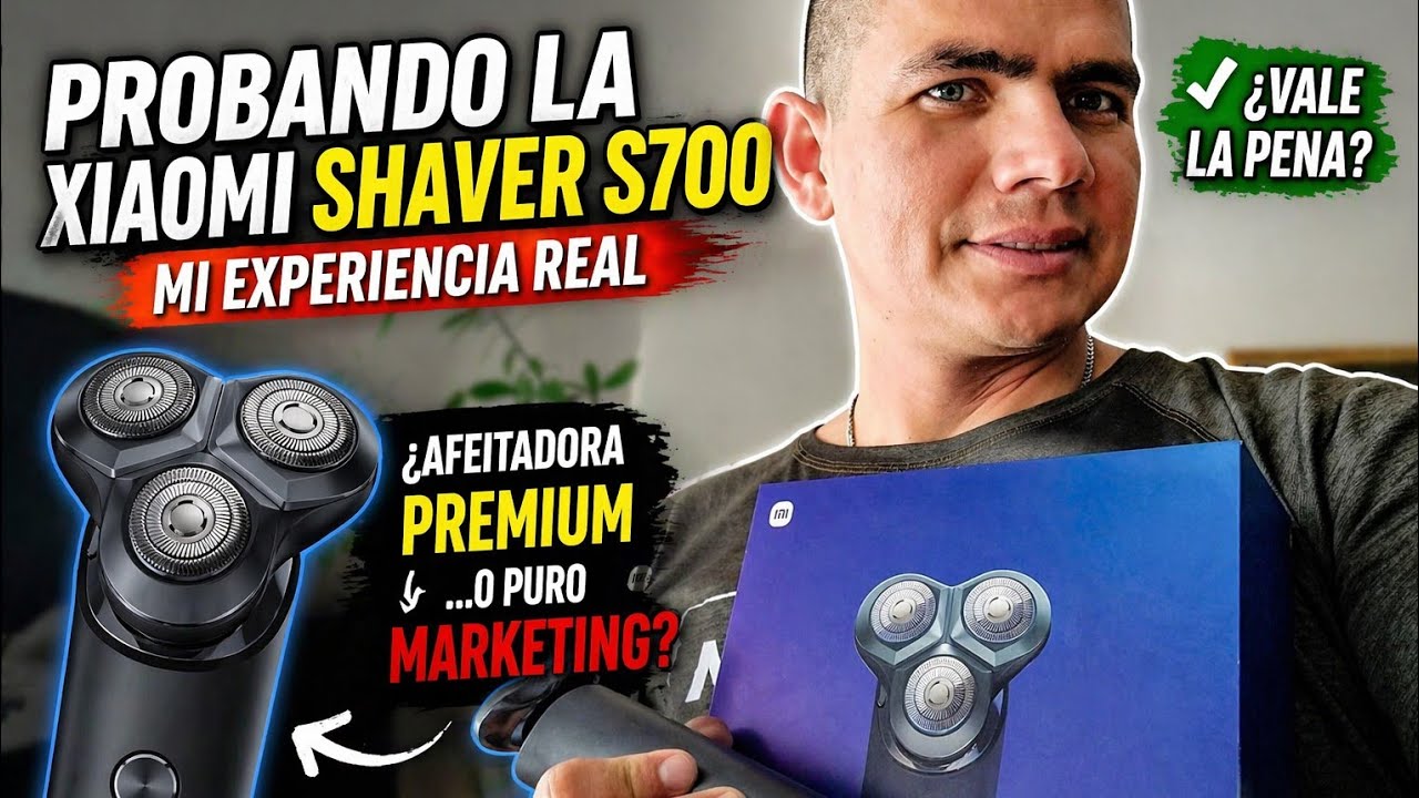 “Probando la Xiaomi Shaver S700: Afeitadora premium ¿o puro marketing?” mi experiencia real.