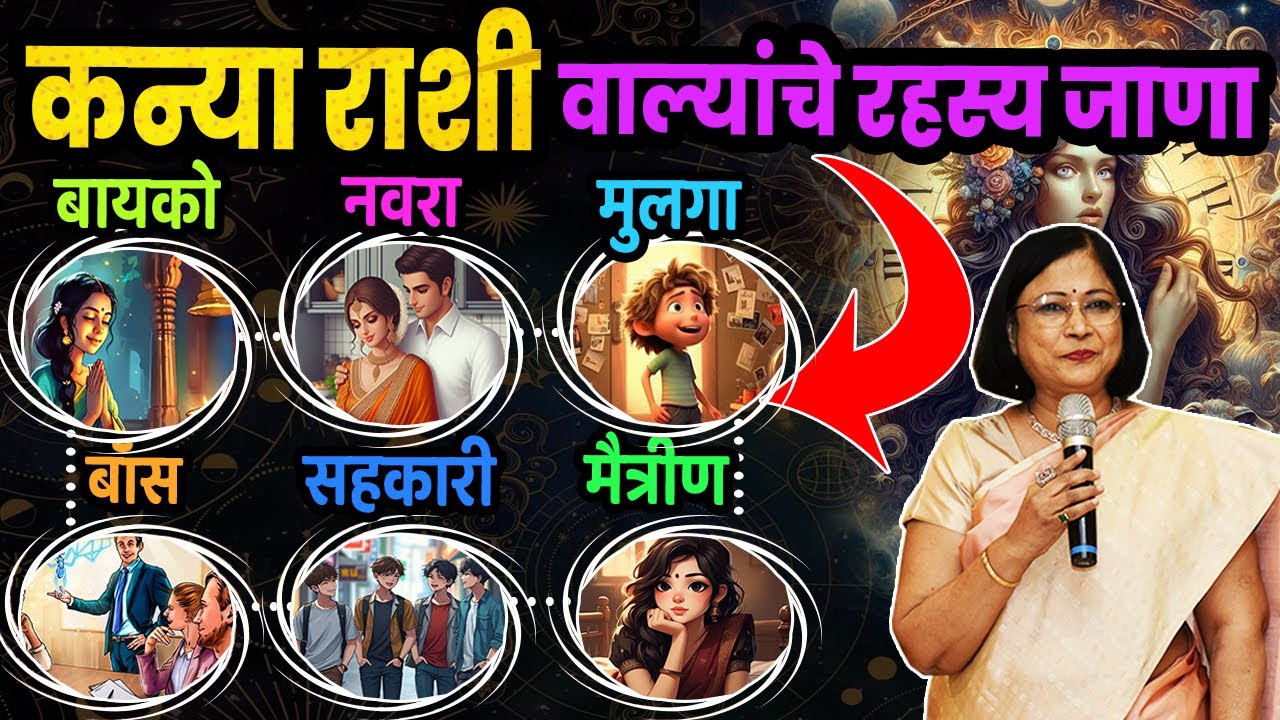 कन्या राशीचे गुपित । कन्या राशीची बायको, नवरा, मुलगा, बॉस, सहकारी व मैत्रीण यांचे रहस्य