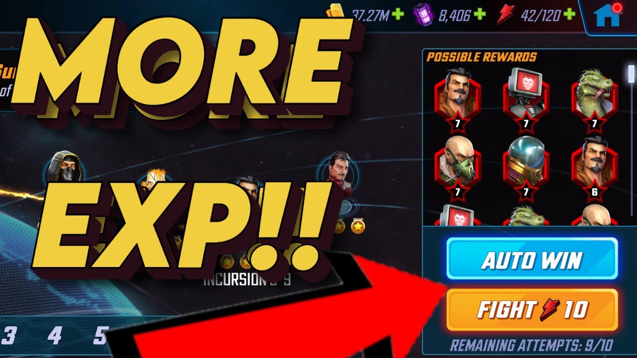 USE THIS SECRET TO HIT Level 100 FASTER! MARVEL Strike Force