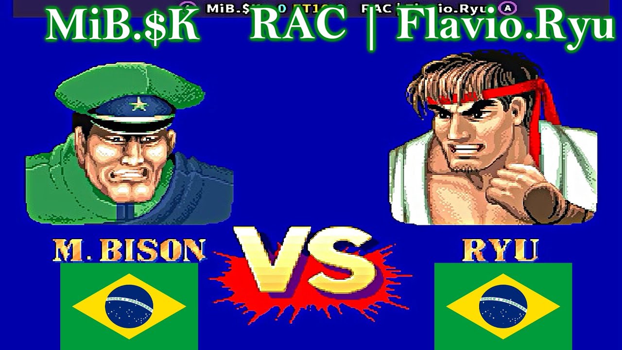 Street Fighter II': Champion Edition - MiB.$K vs RAC | Flavio.Ryu FT10