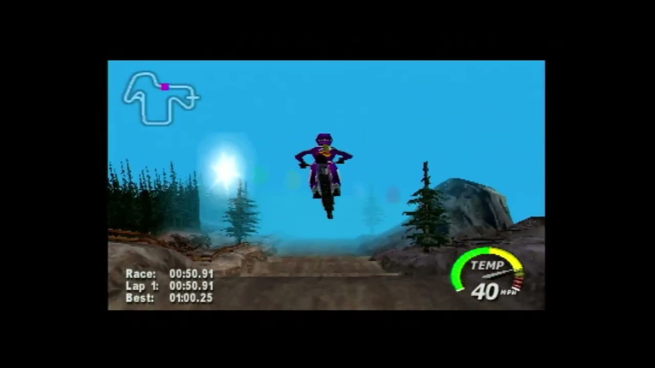 PD4FR -- Excitebike 64 (N64) -- Quarry in 1:59.25