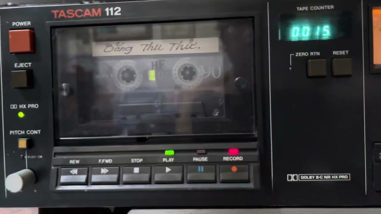 20/8/24 Thâu băng Đầu TASCAM 112 AE Nghe thử chất Lượng hay 10-10 Lh:0907723239